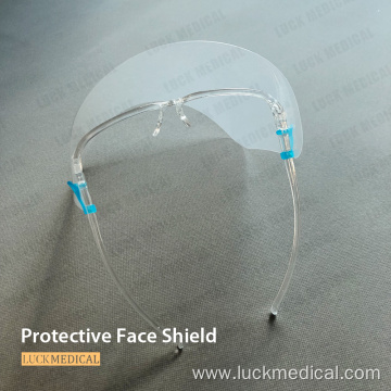 Face Shield With Glasses Frame Detachable